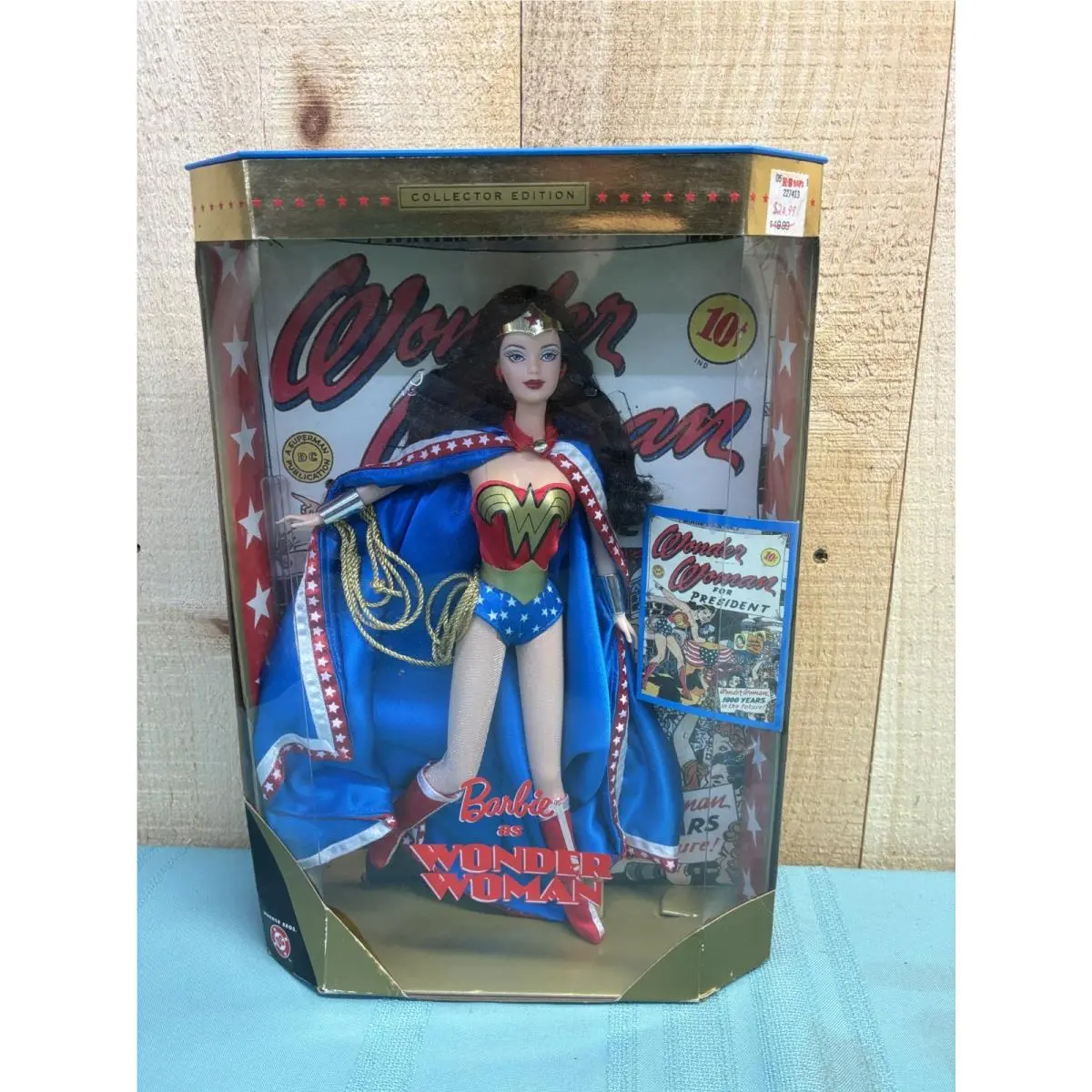 12323 Nrfb Mattel Collector Edition 1999 Wonder Woman Barbie Doll