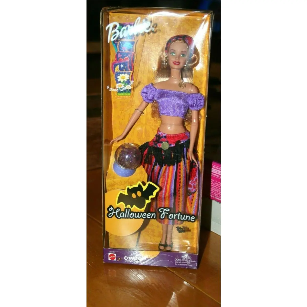 2003 Target Halloween Princess Barbie Doll Fortune Teller