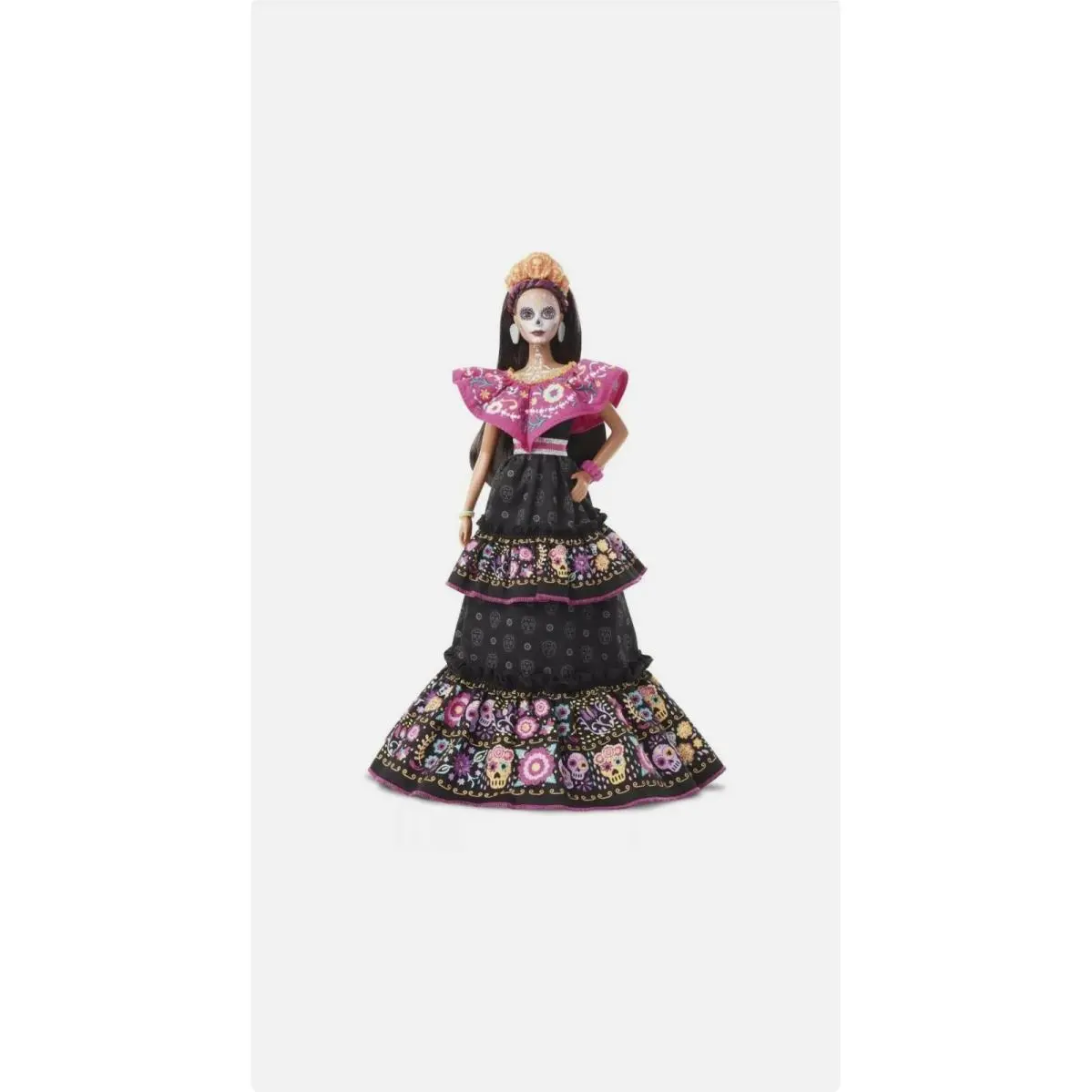 Barbie 2021 Female Dia De Los Muertos Day of The Dead Doll Mattel
