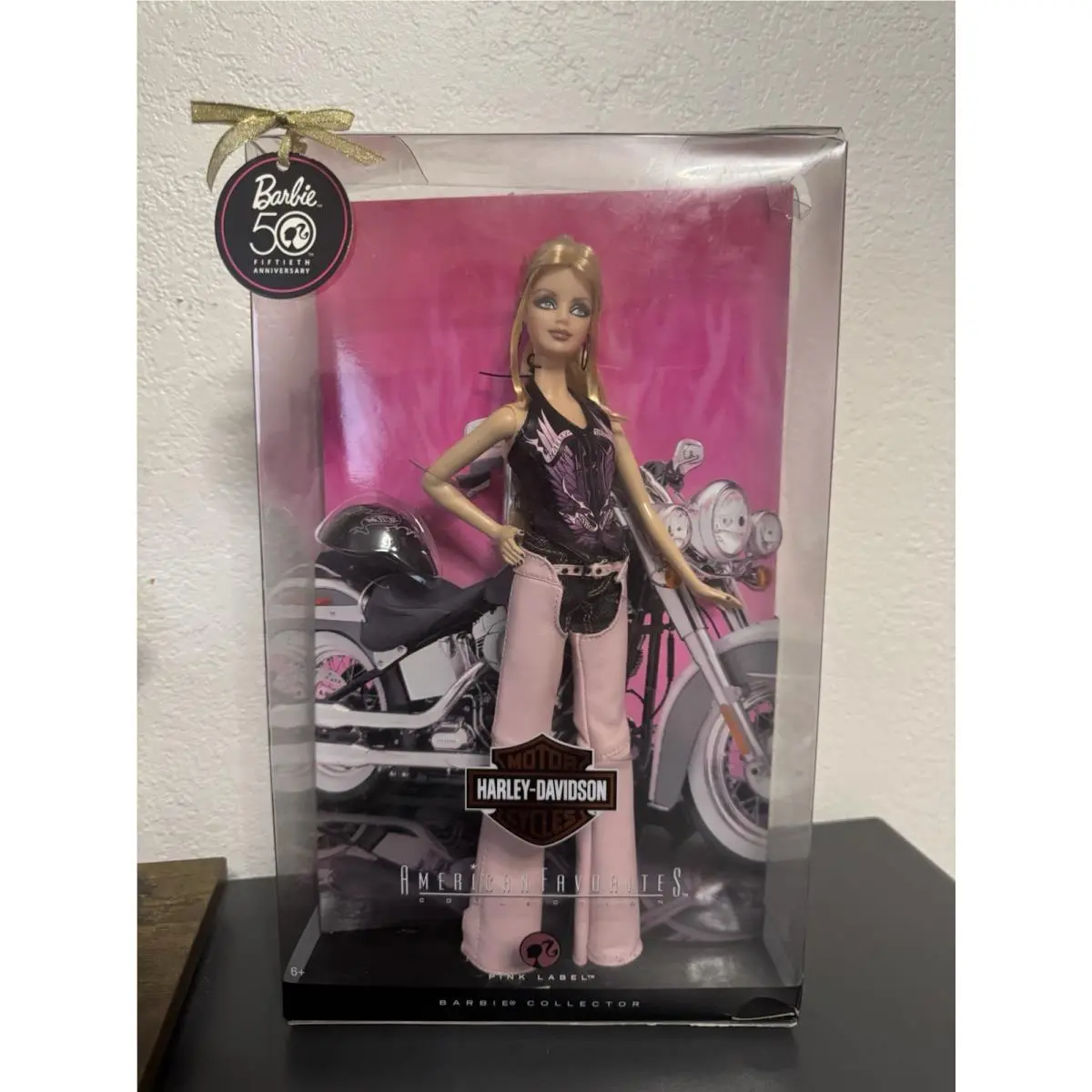 Harley-davidson BARBIE-2008-50TH Anniversary-pink Label American Favorites