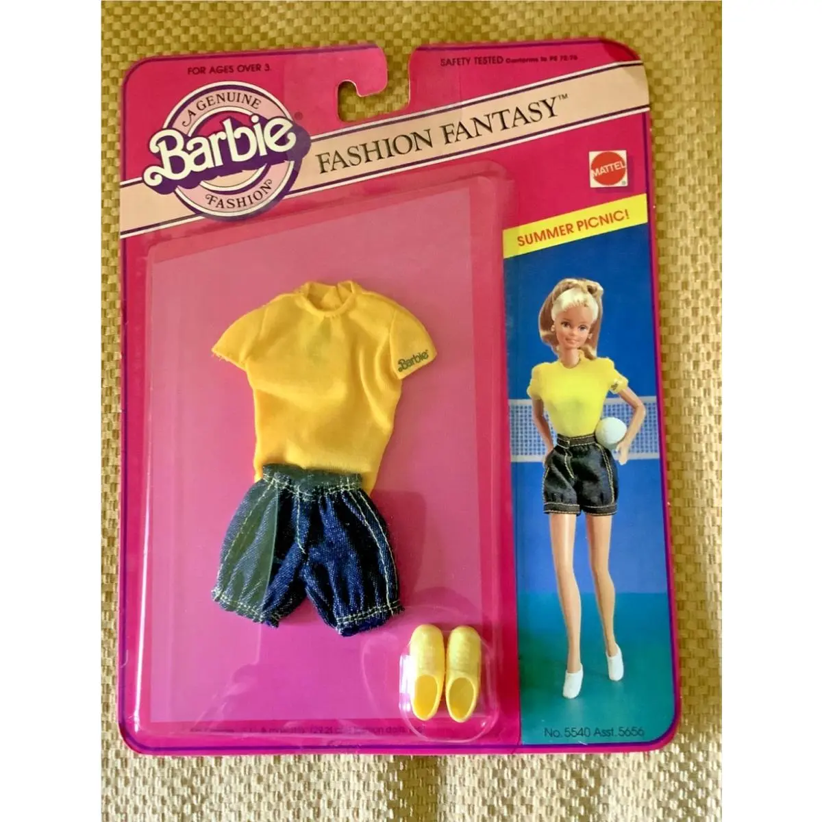 Vintage Mattel Barbie Fashion Fantasy 5540 Summer Picnic Nip