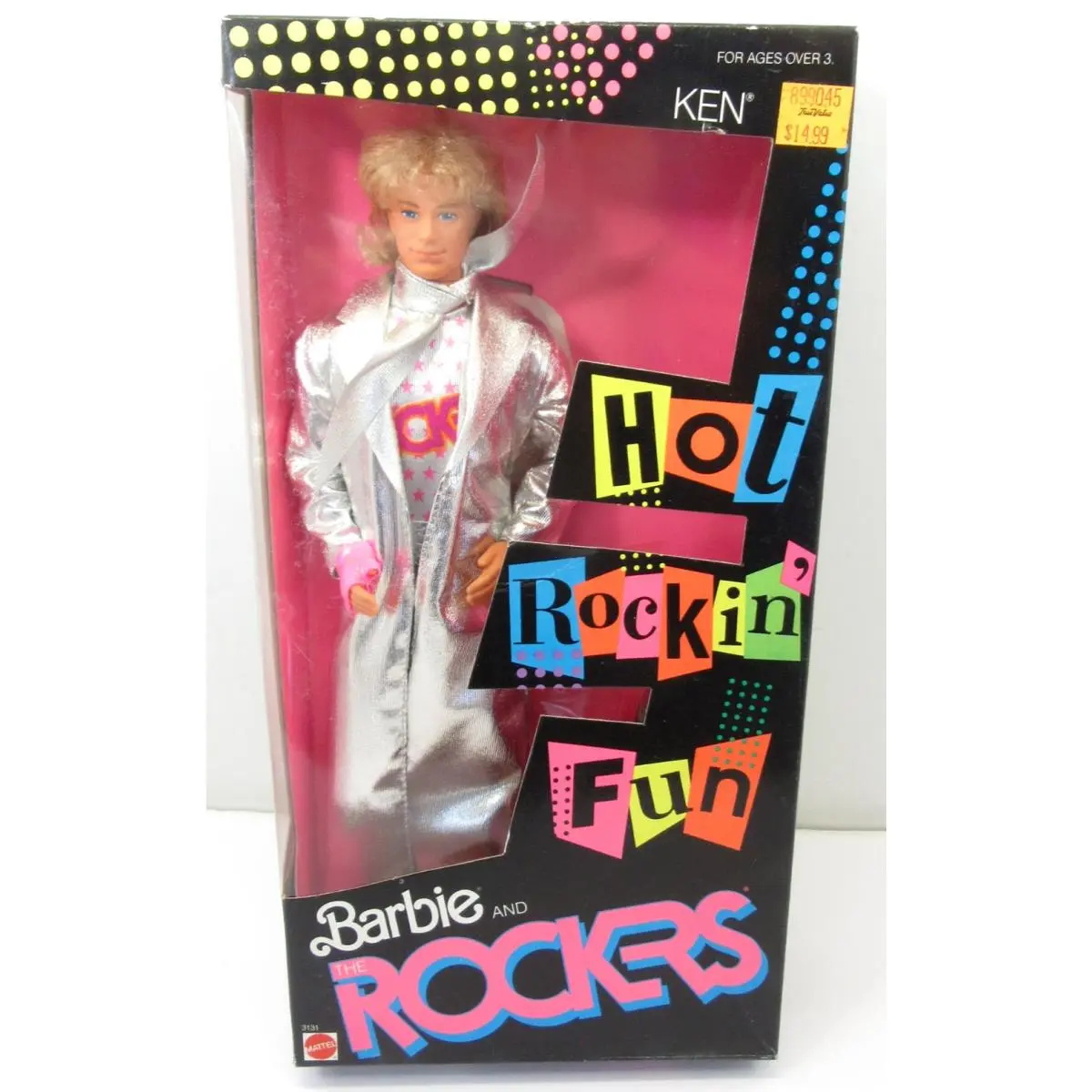 Mattel Barbie The Rockers Ken Doll Nos 1986 3131