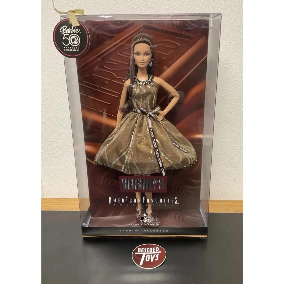 Hershey`s Barbie Doll American Favorites Collection Silver Label N5004 Nrfb