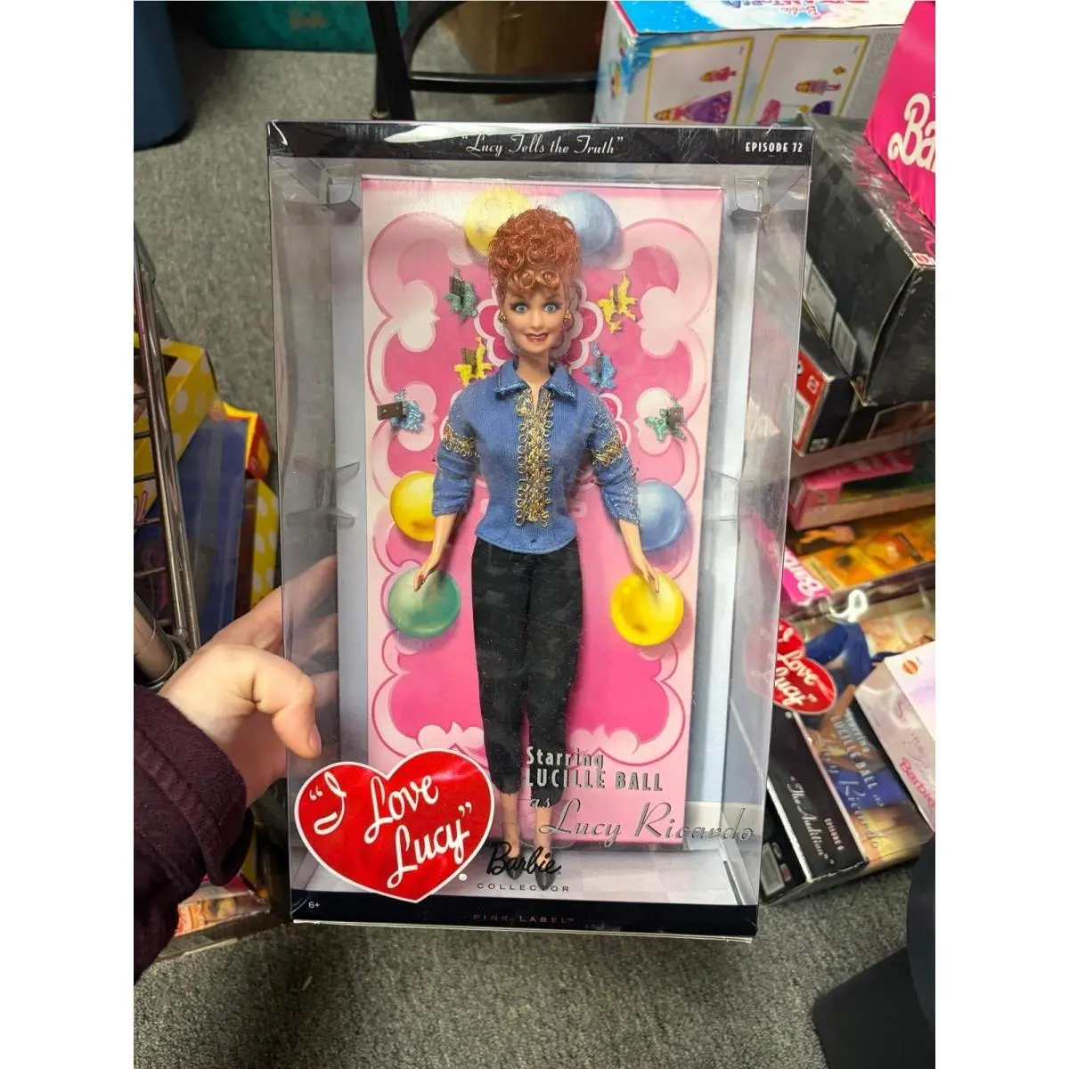 I Love Lucy Barbie Lucy Tells The Truth 2009 Episode 72 Pink Label Vtg