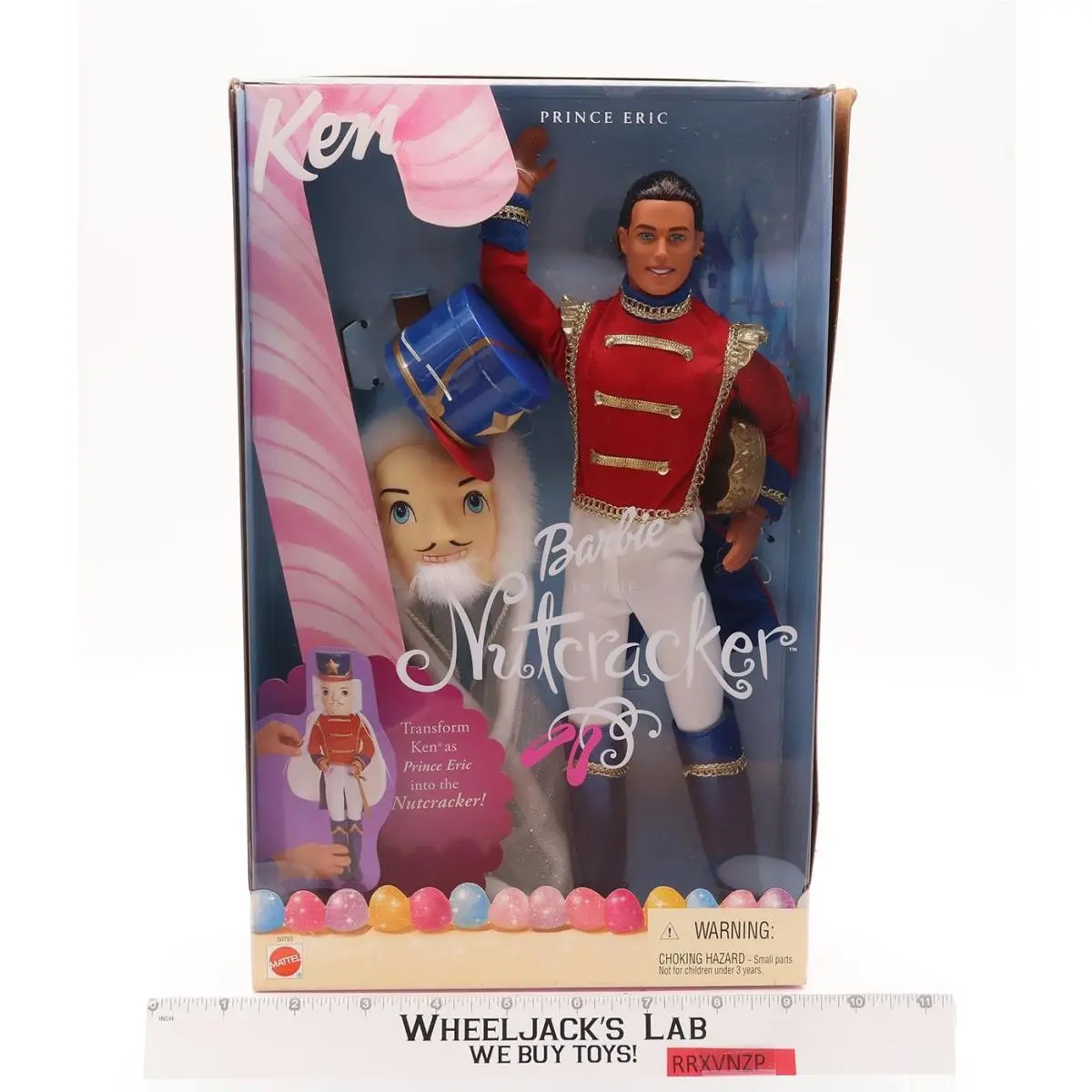 Ken Prince Eric Barbie The Nutcracker 2001 Mattel Misb