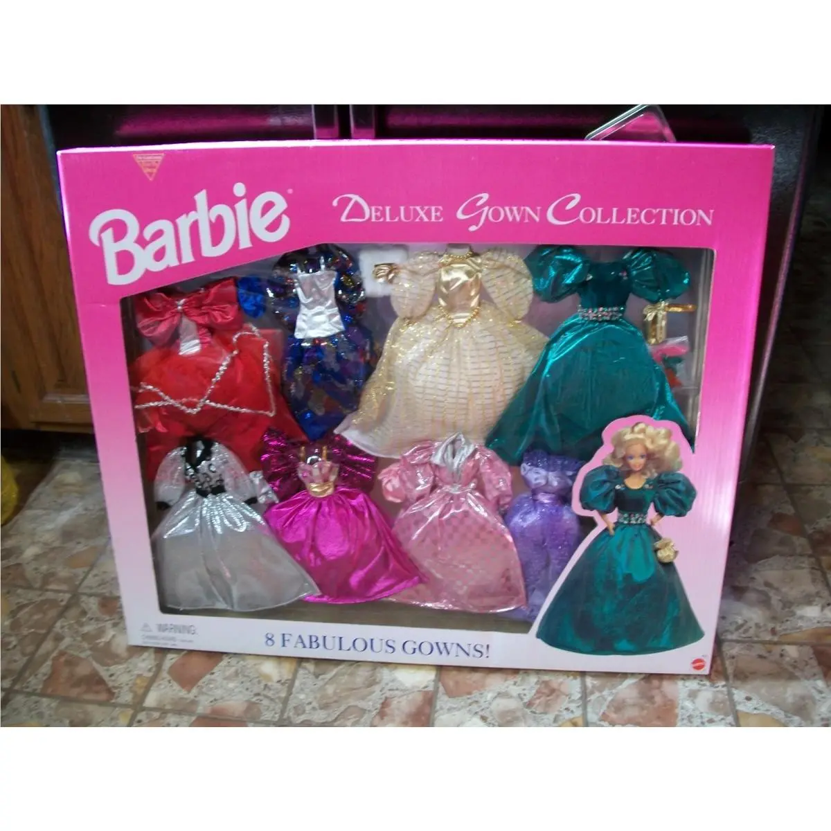 Deluxe Barbie Gown Collection 8 Lovely Gowns Nrfb 1995 Edition 68572