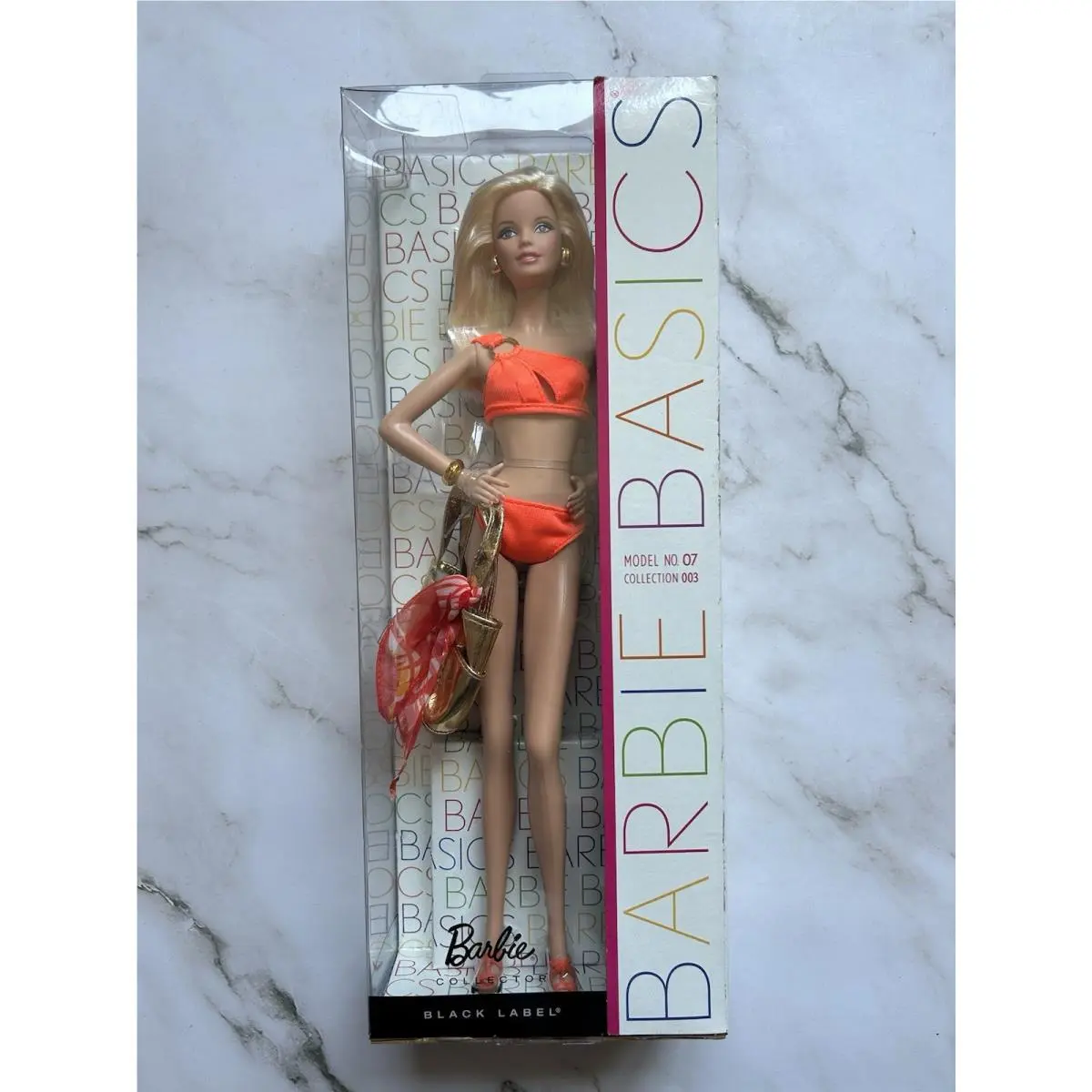 Black Label Barbie Basics Model No 07 Collection No 003 Swimsuit Barbie Doll