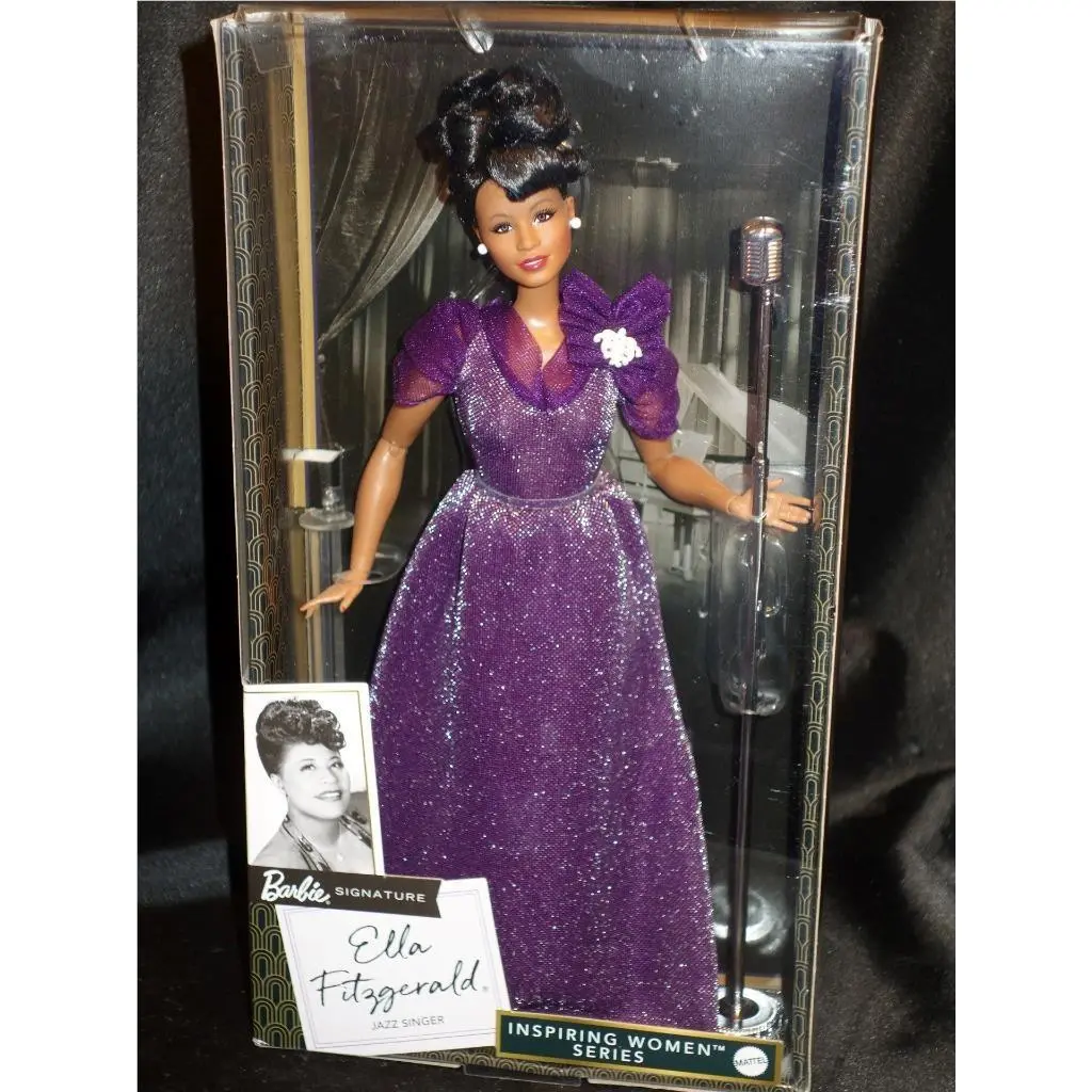 Ella Fitzgerald Jazz Singer AA Barbie Doll Inspiring Women Series Nrfb