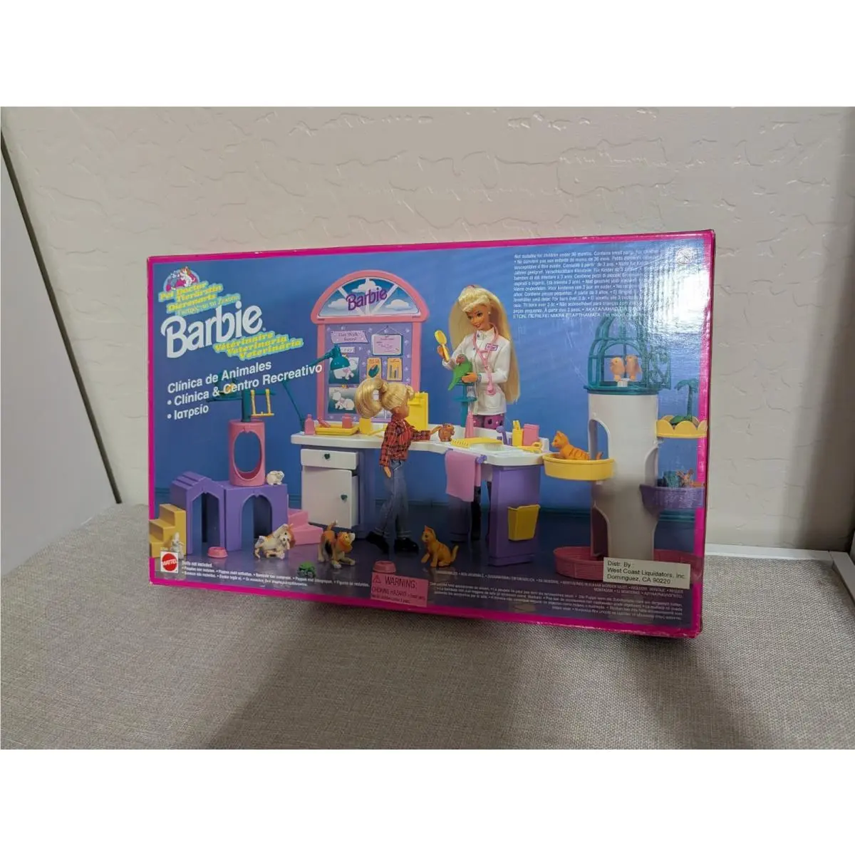 Vintage Barbie Pet Doctor Check Up Play Center 1990s Mattel Rare