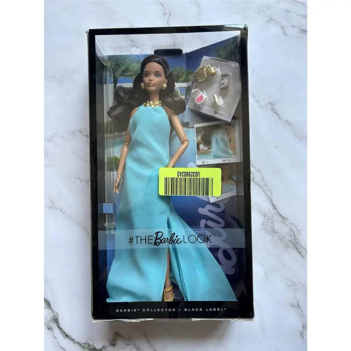 Mattel 2016 Black Label The Barbie Look Pool Chic Barbie Doll DVP56