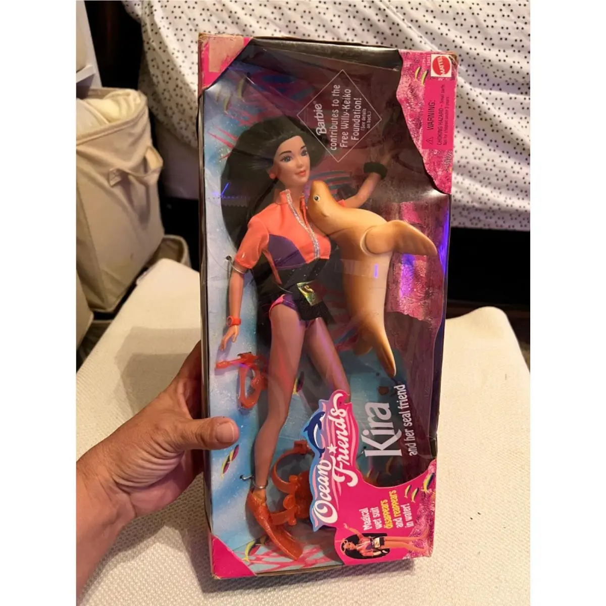 Barbie Doll Kira and Her Seal Friend 1996 Ocean and Friends Mattel