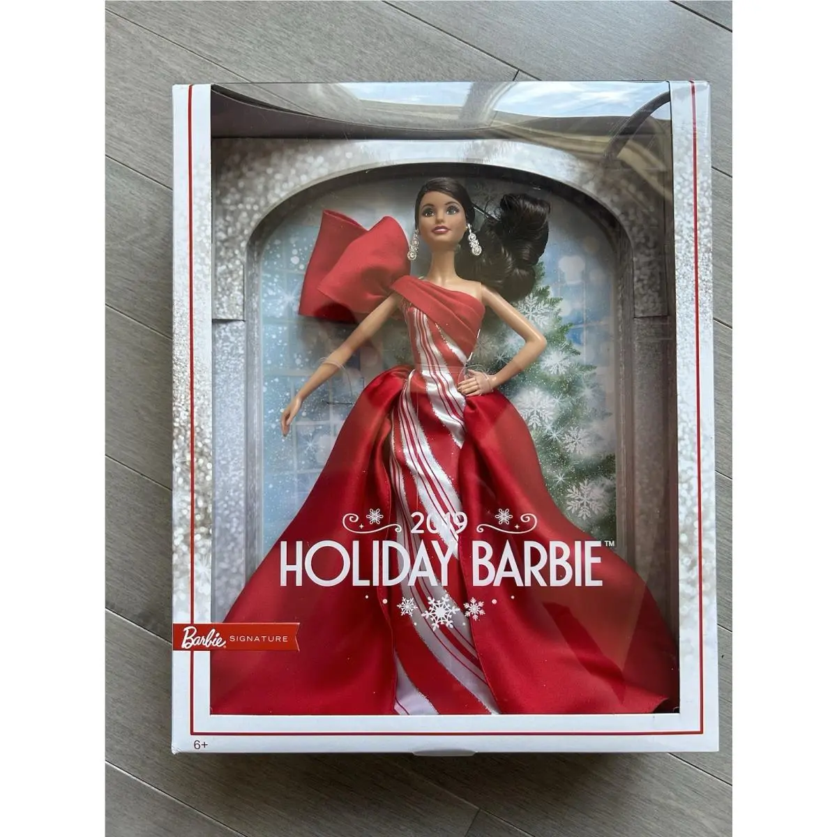 Mattel 2019 Brunette Holiday Barbie Doll
