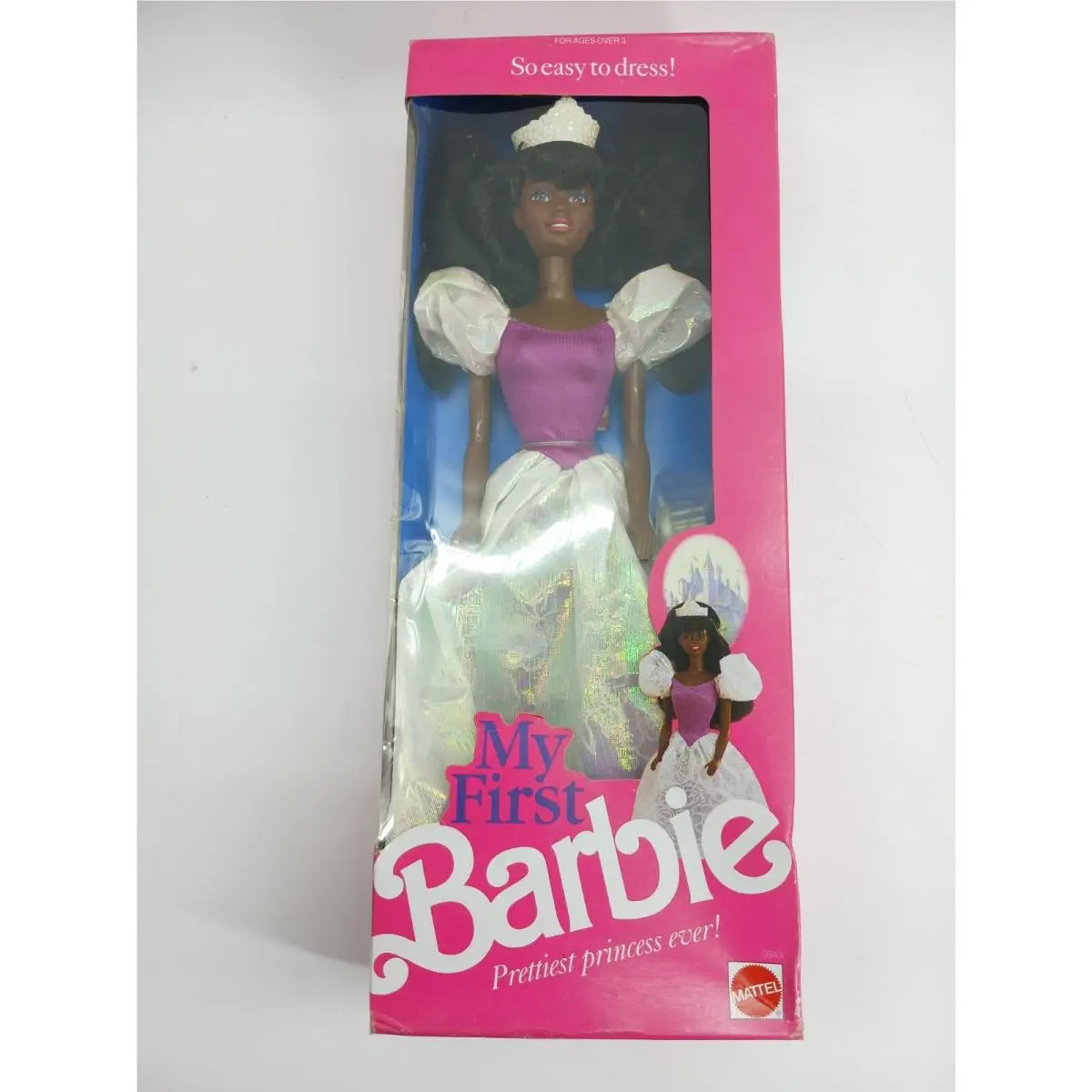 1989 My First African American Barbie Princess Doll - In Box 9943