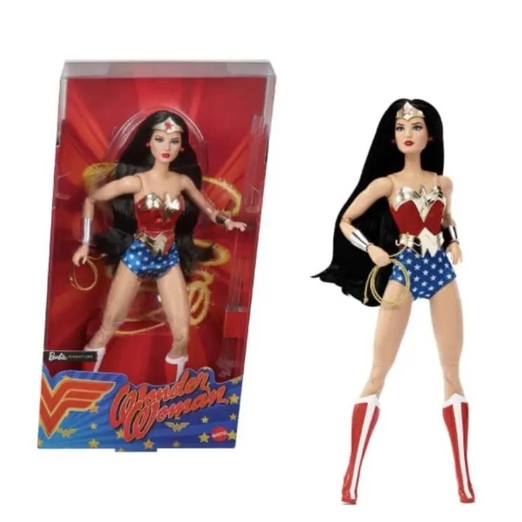 Mattel Wonder Woman Barbie Signature 85th Anniversary Doll DC Comics In Hand