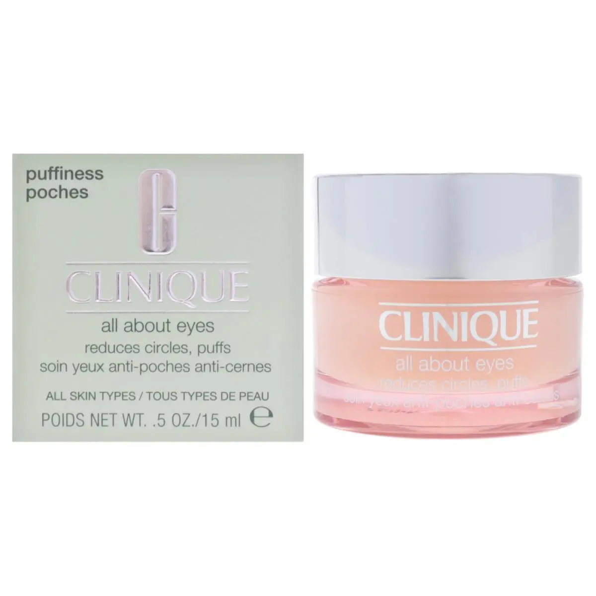 2 Pack All About Eyes by Clinique For Unisex - 0.5 oz Cream