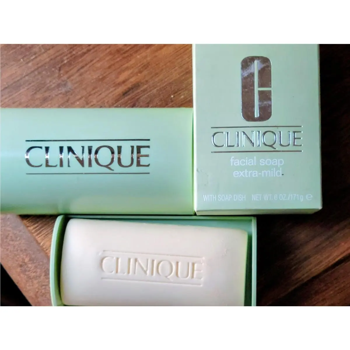 Nos Clinique Facial Soap Bar X- Mild with Dish - 5.2 oz Rare Collection