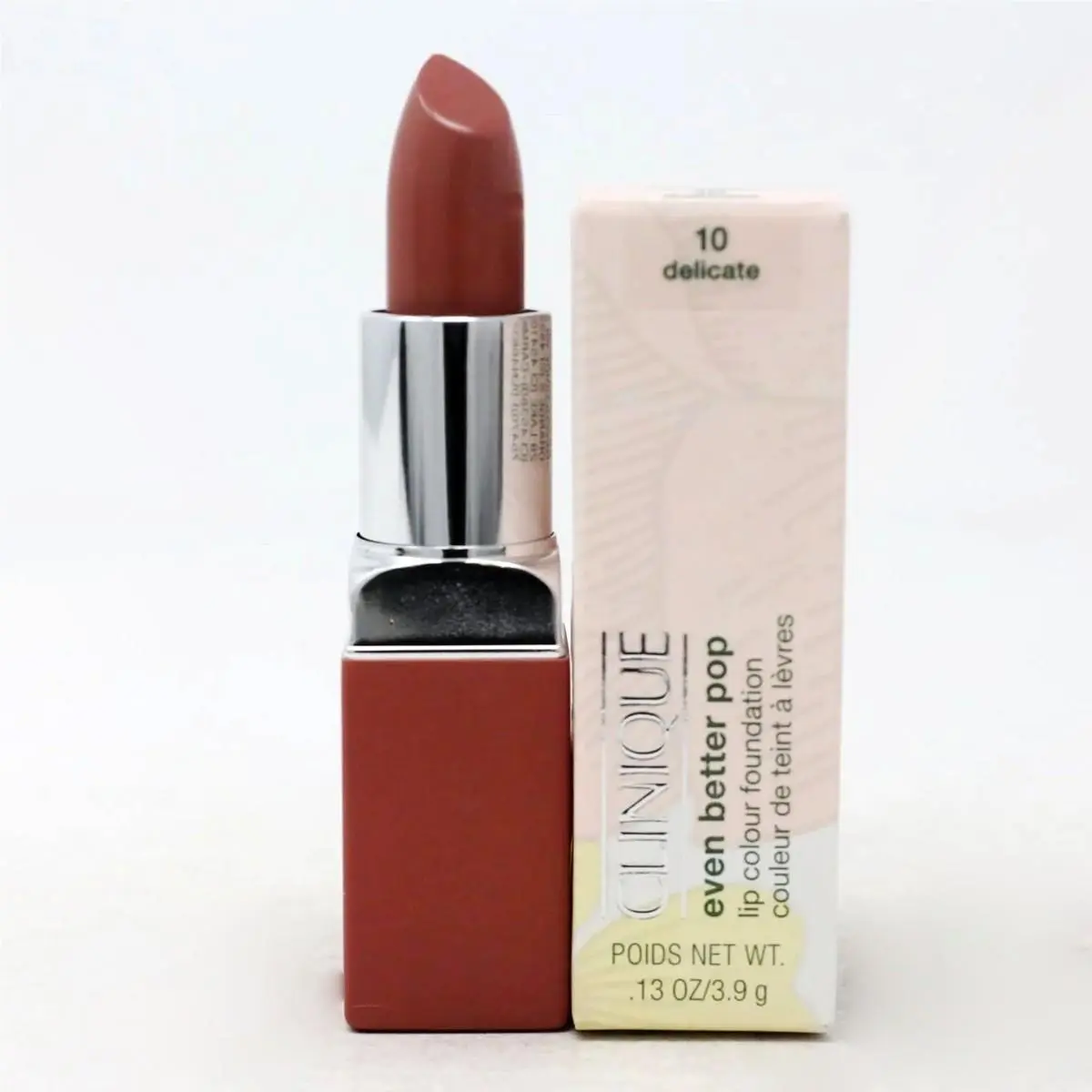 Clinique Even Better Pop Lip Colour Foundation 10 Delicate - 0.13 Oz. / 3.9 g