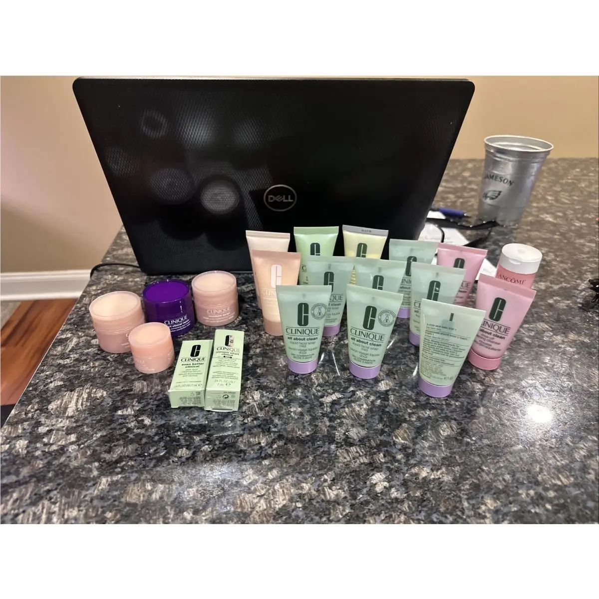 Clinique Lancôme Sample Makeup Lot 20 Pcs Moisture Surge Cleansers Serum