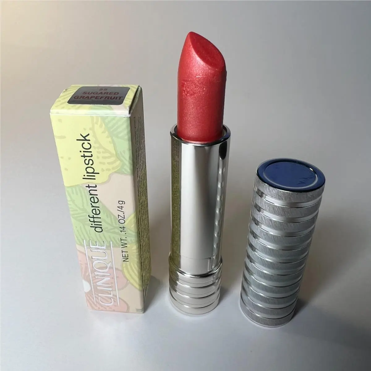 Clinique Different Lipstick Shade 55 Sugared Grapefruit Full Regular Size