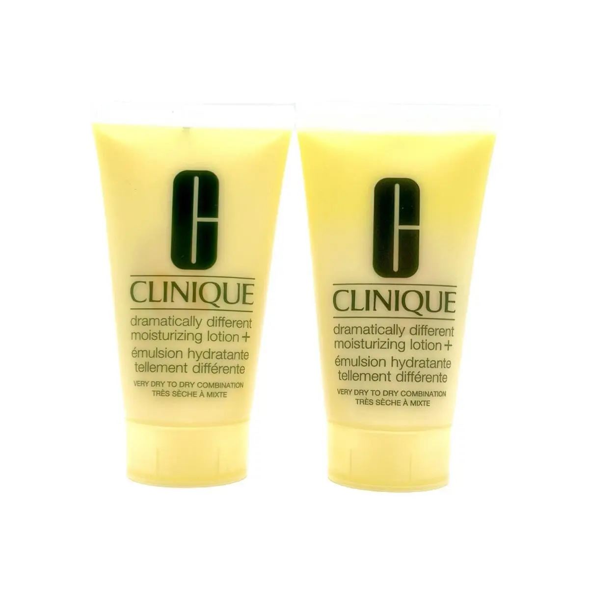 Lot of 2 Clinique Dramatically Different Moisturizing Lotion+ Tube 1.7 oz/50 ml