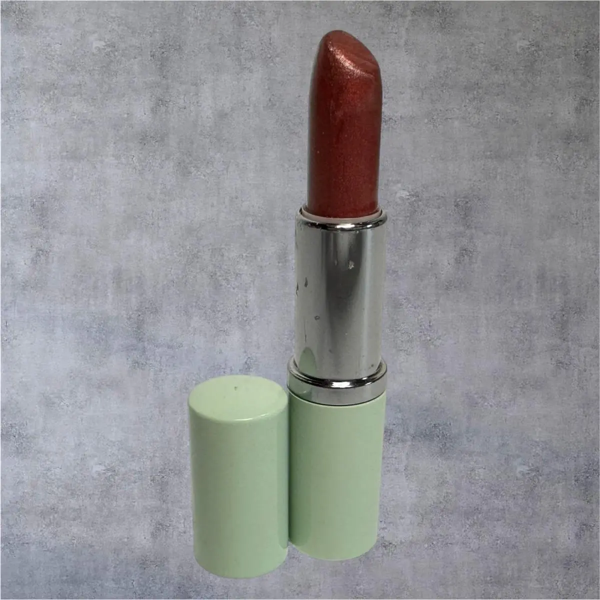 Clinique Different Lipstick Honey Ginger 0.13oz Bronze Pink Shimmer Green Tube