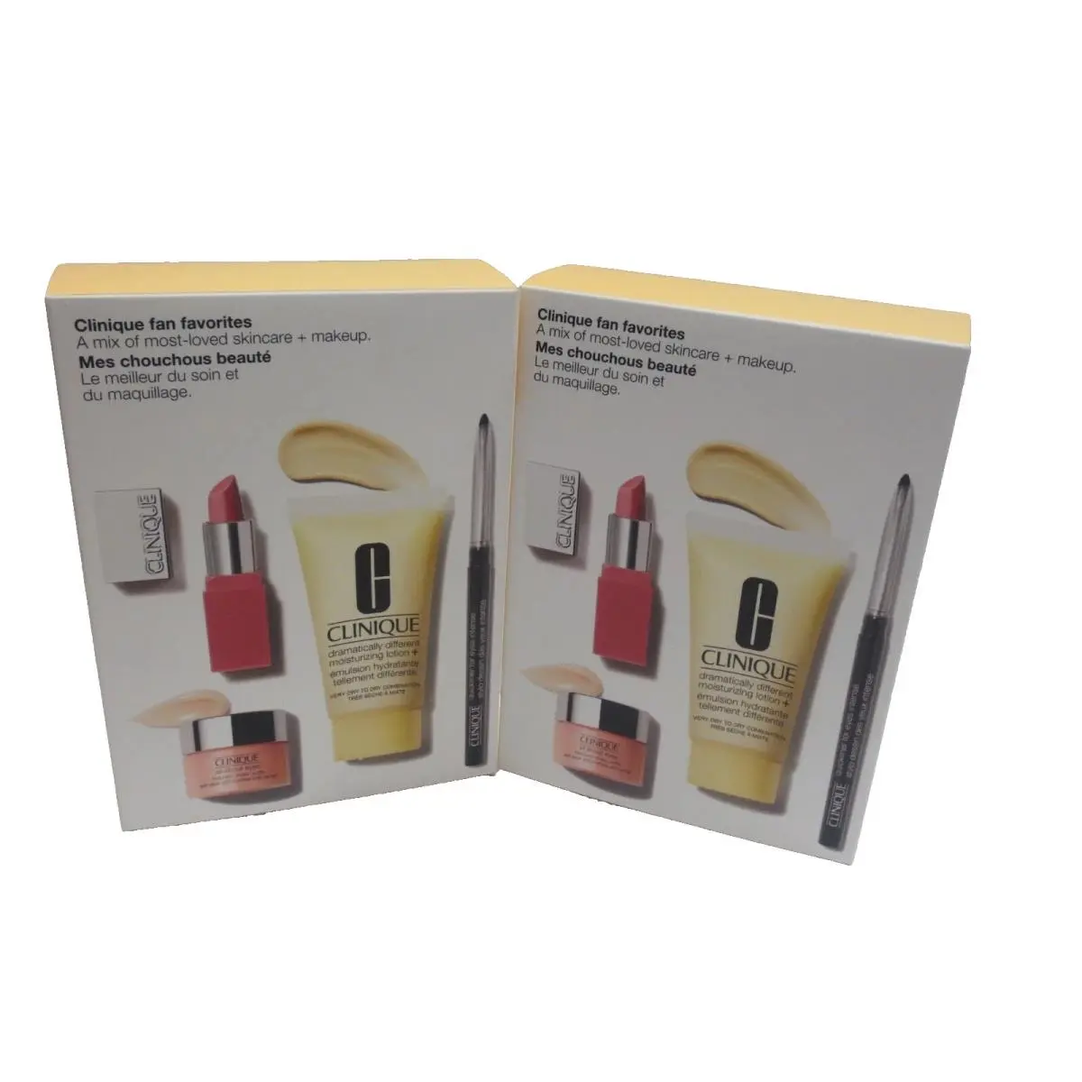 Clinique Fan Favorites A Mix OF Most Loved Skincare + Makeup Set Boxed 2PC
