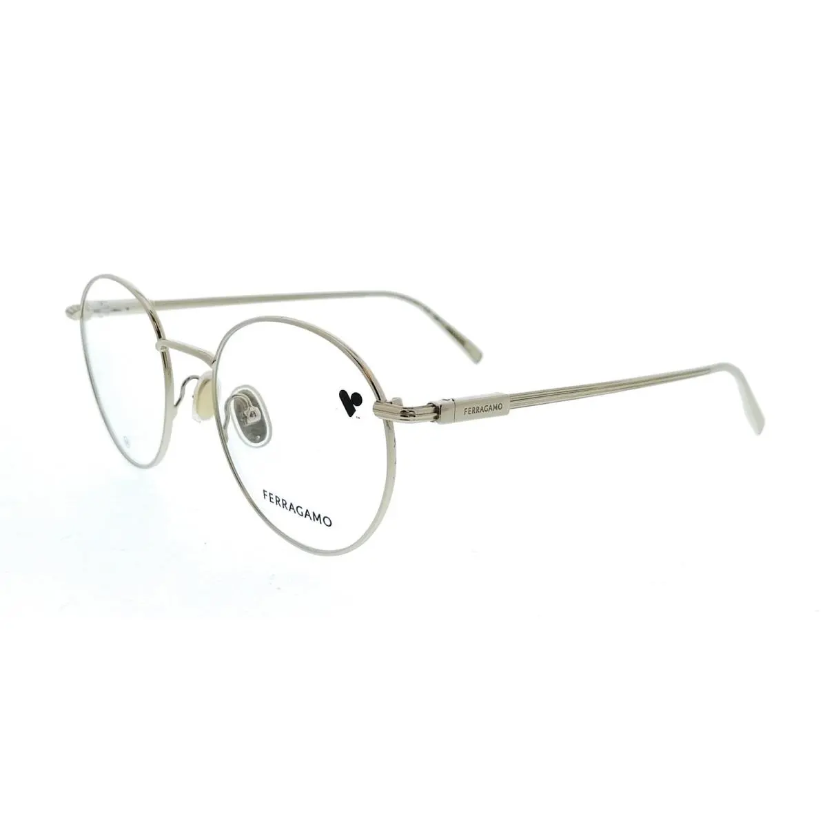 Salvatore Ferragamo SF2229 710 Round Gold Unisex Eyeglasses