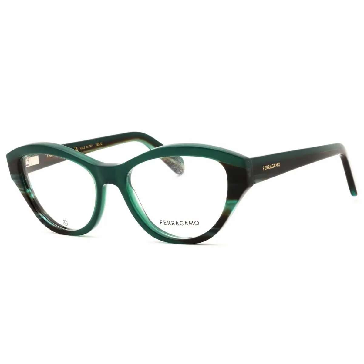 Salvatore Ferragamo SF3011 336 Opaline Green/striped Green 53mm Eyeglasses