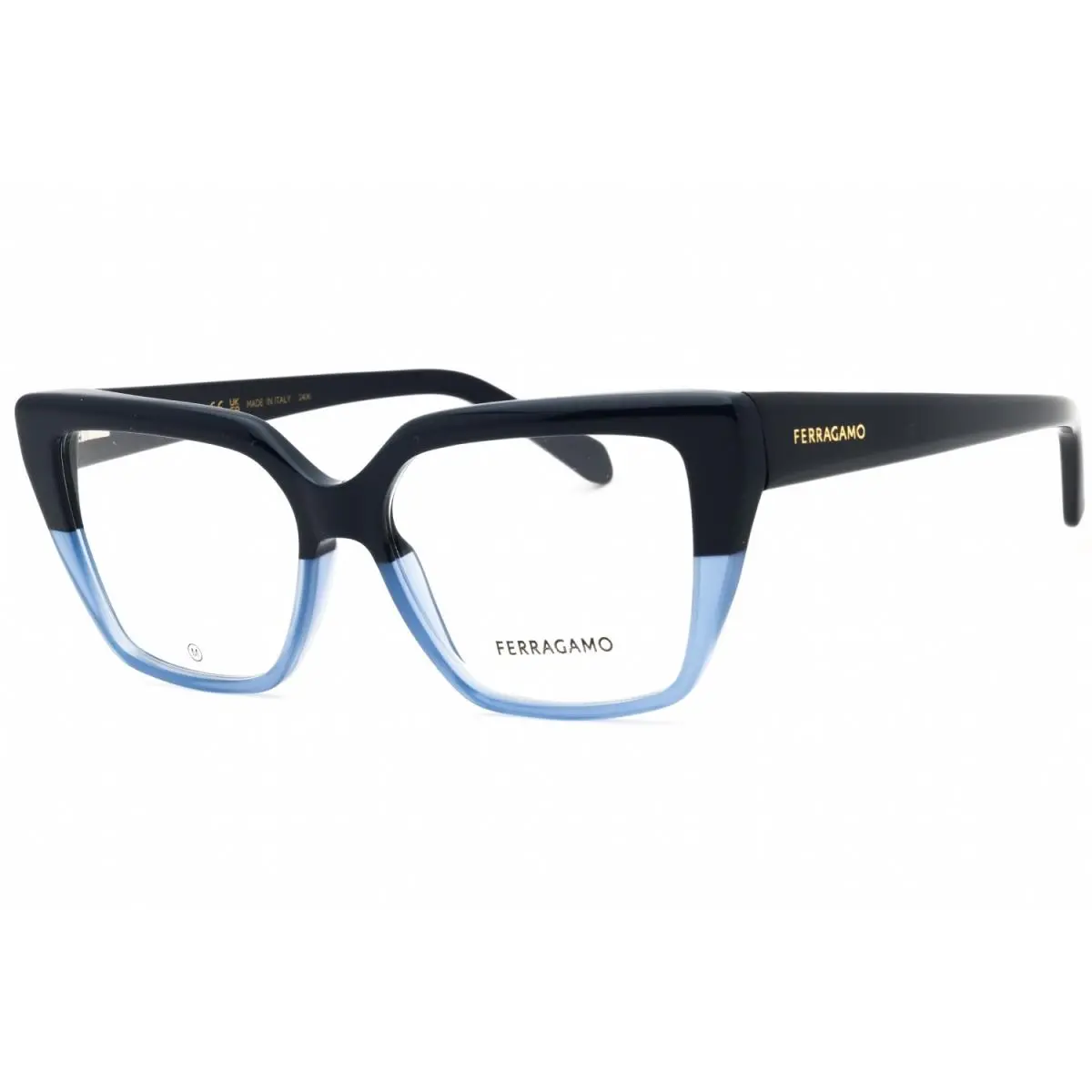 Salvatore Ferragamo SF2971-414-53 Eyeglasses Frame Size 53mm 15mm 140mm Blue Wo