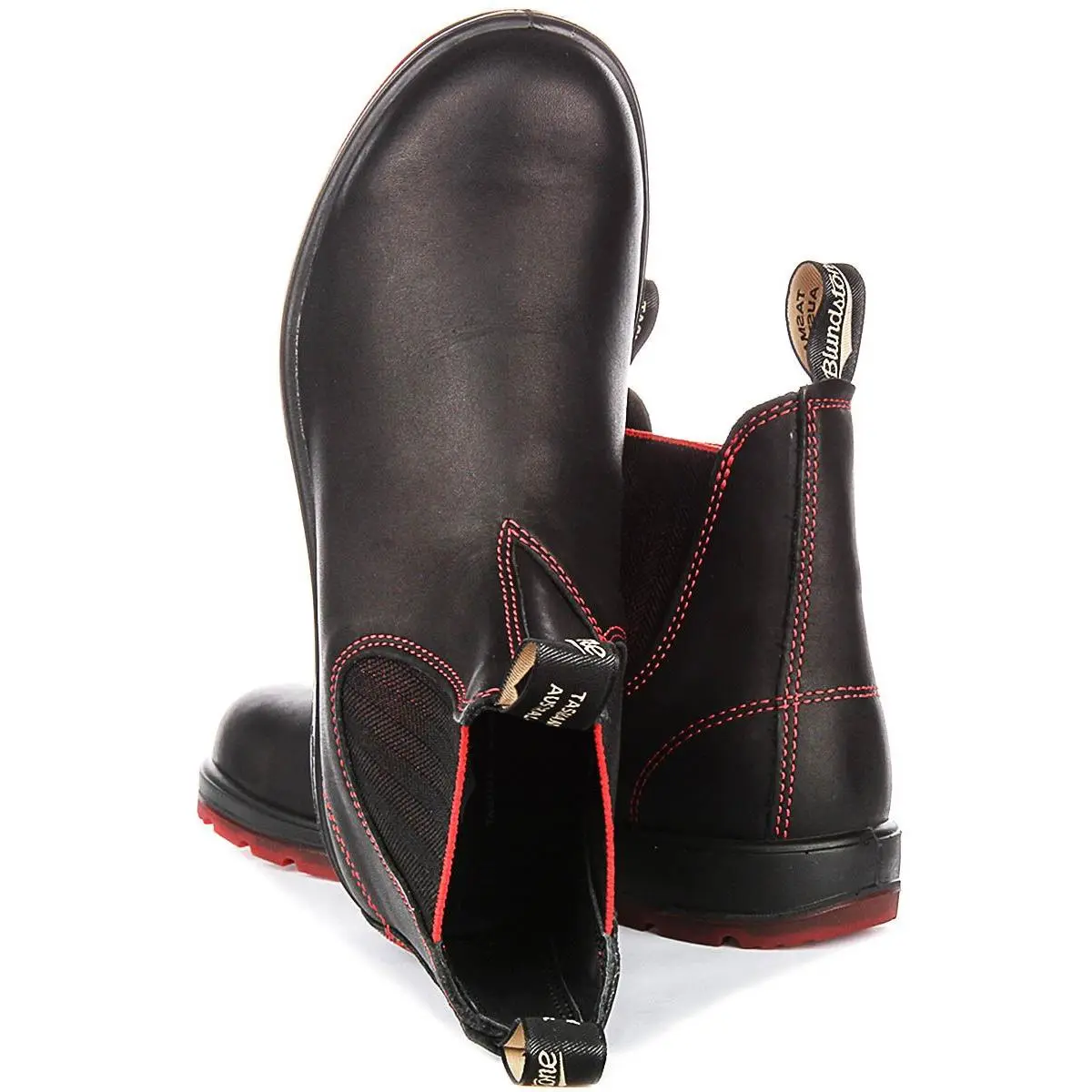 Blundstone shoes - Black Red 2