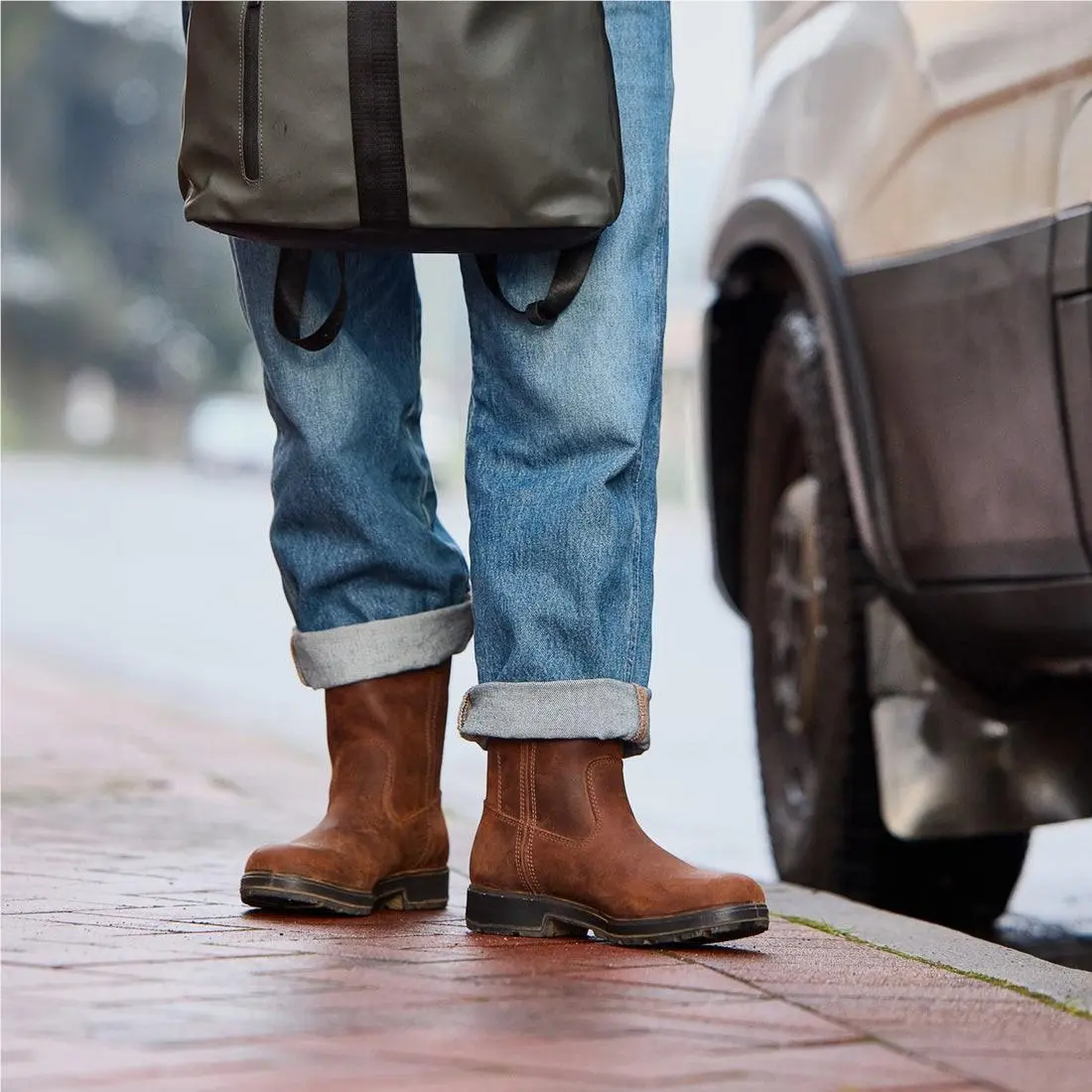 Blundstone shoes - Blundstone 2115 Vegan Boot - Vegan Boot - 2527-TEAK NUBUCK LEATHER 2