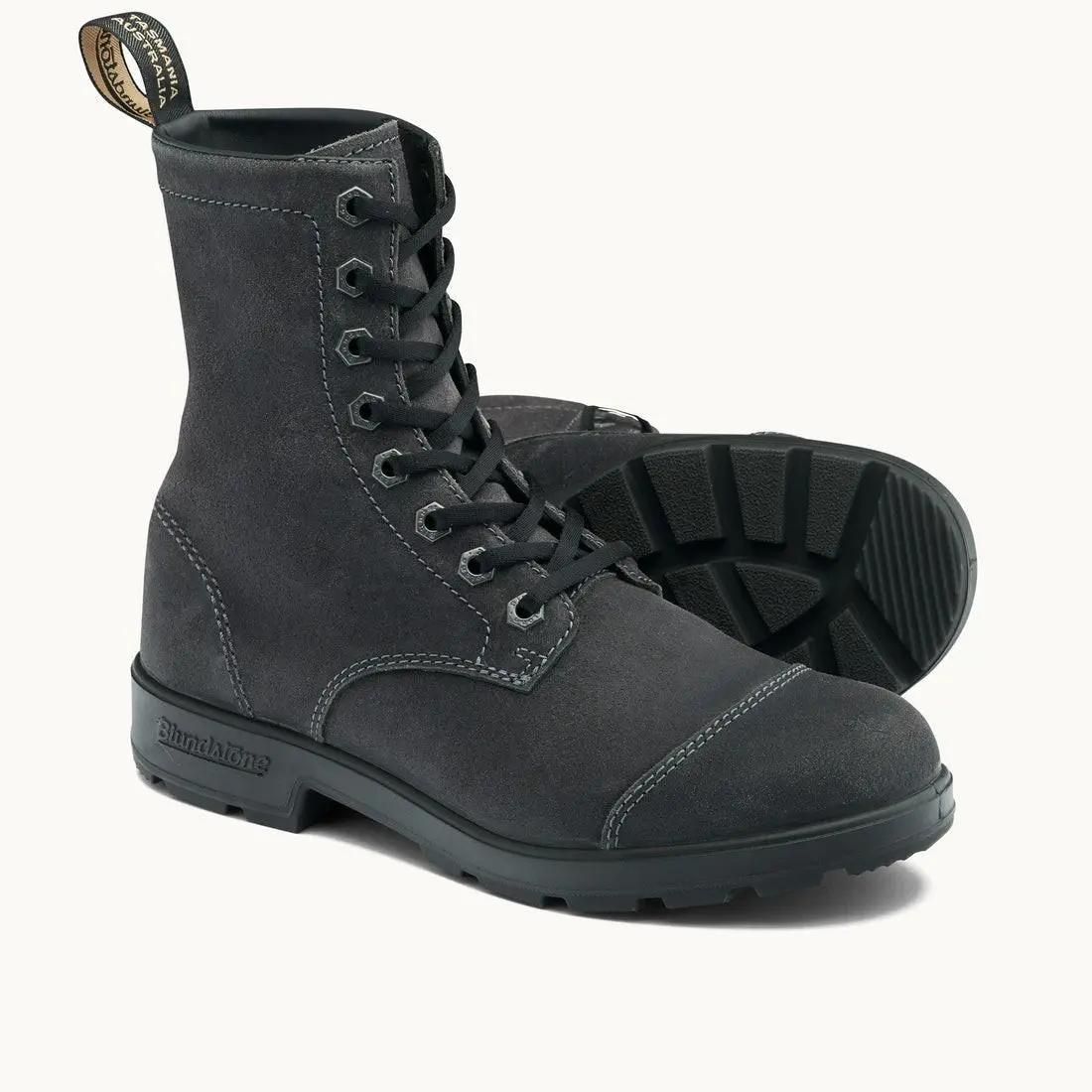 Blundstone shoes - Blundstone 2115 Vegan Boot - Vegan Boot - 2530-Steel Grey Waxed Suede 0