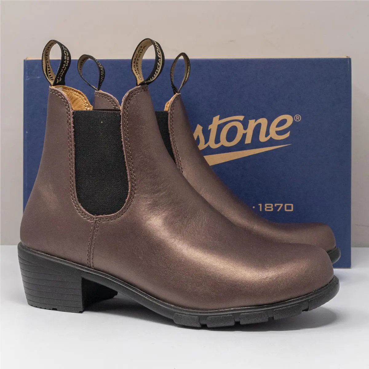 Blundstone 1963 Bronze Leather Chelsea Boots Women`s 8 US 5 AU