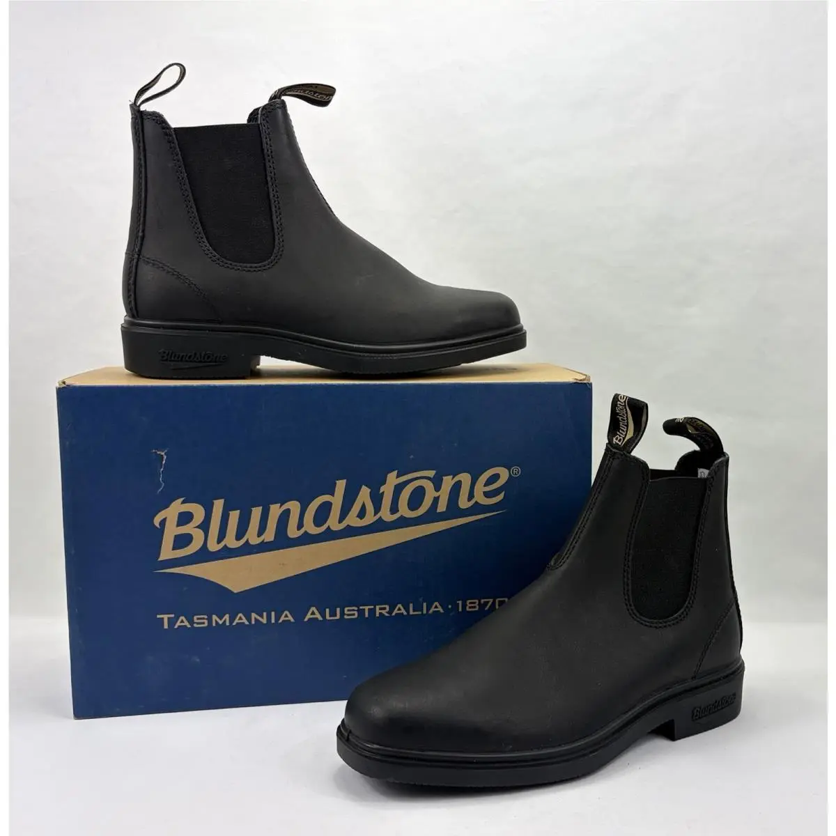 Blundstone Elastic Sided Leather Chelsea Boots/shoes 063 Black Sz 7.5M/9.5W