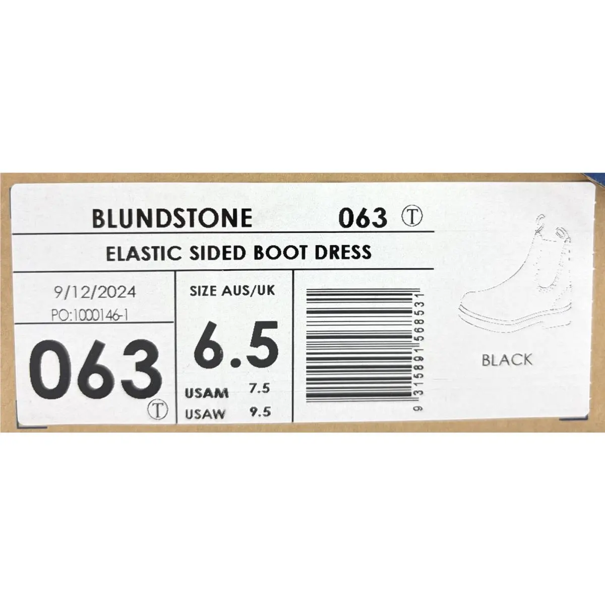 Blundstone shoes - Blundstone #063 - Black (UPC: 9315891568531) 11