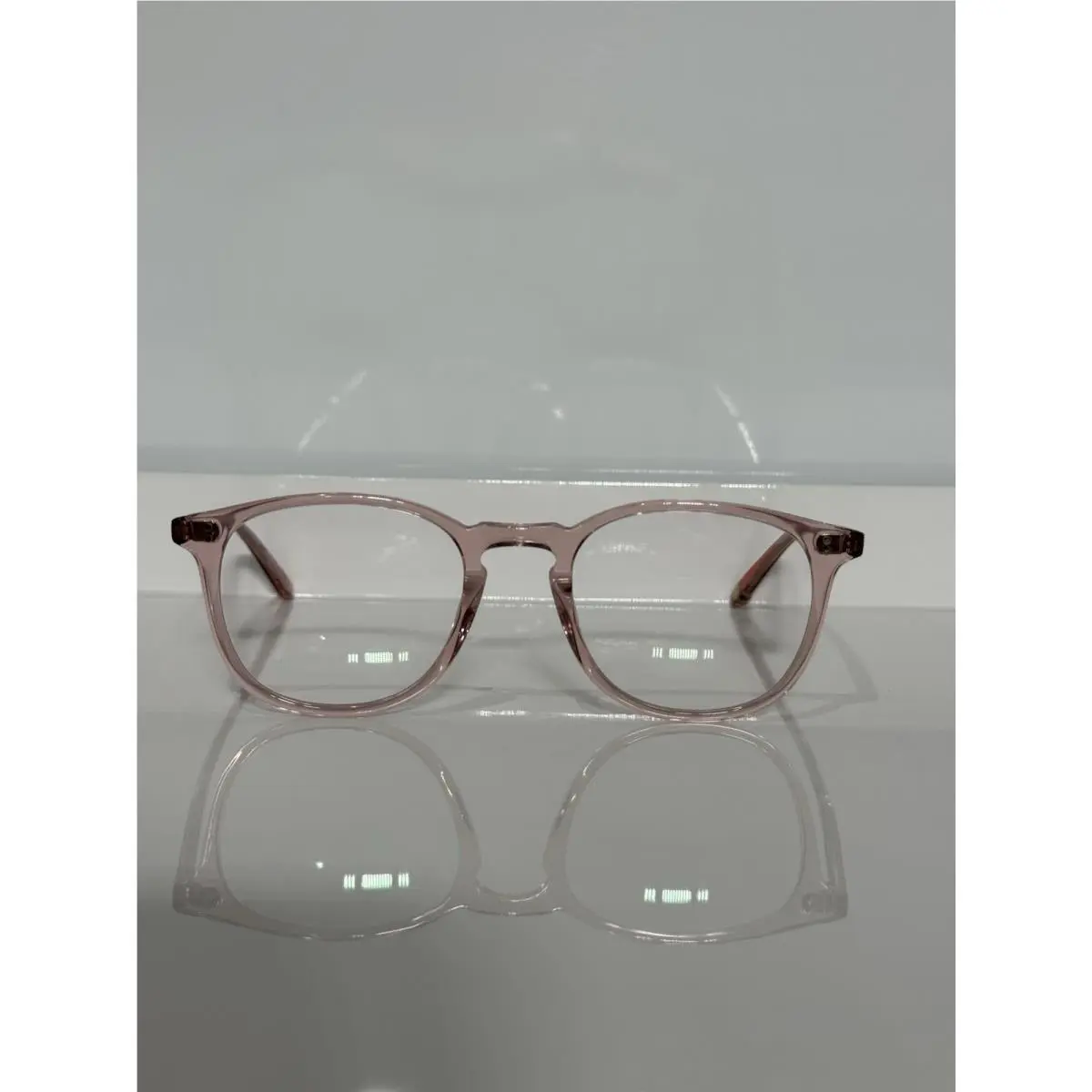 Garrett Leight Kinney Crystal Pink Acetate Woman’s Eyeglasses 49mm