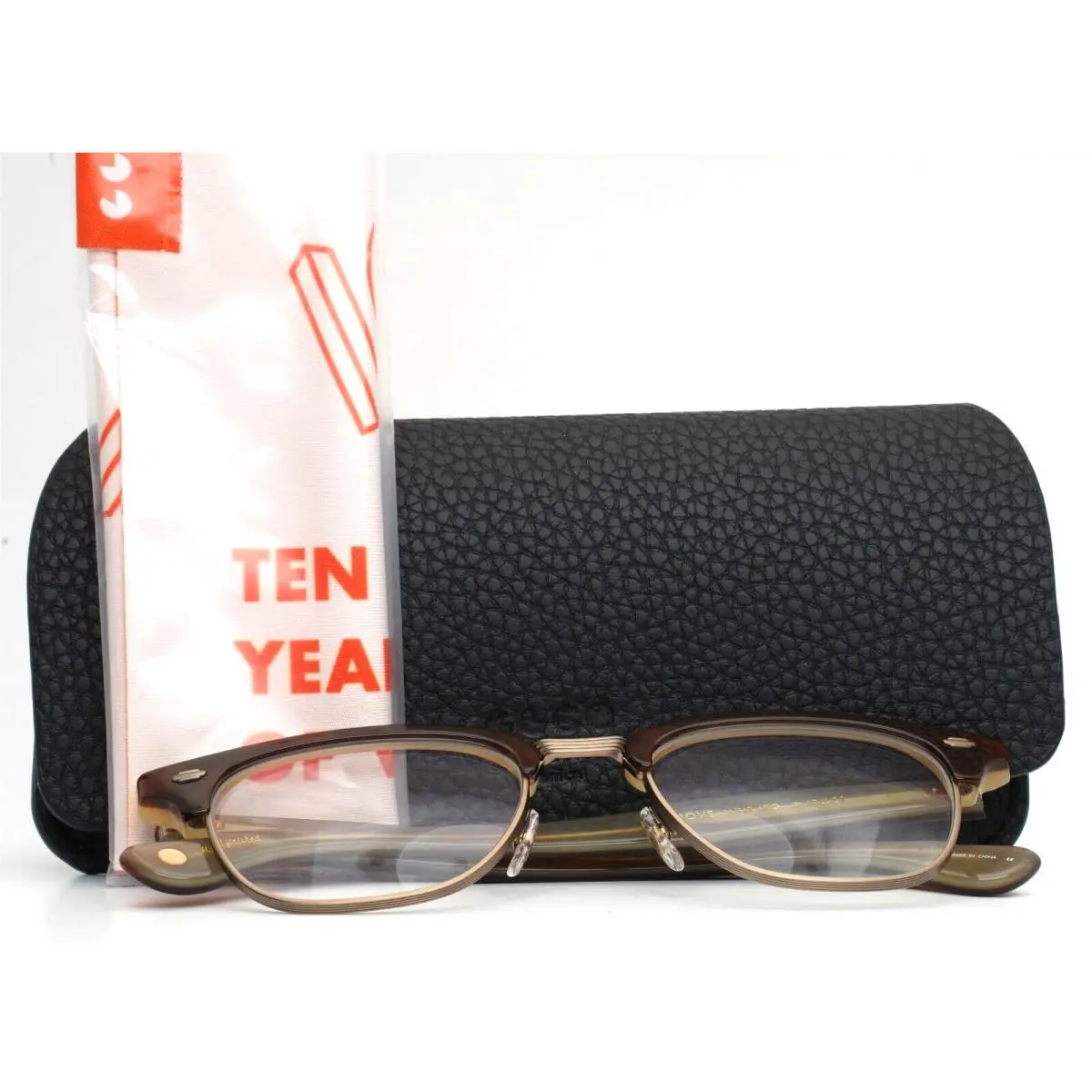 Garrett Leight Elkgrove Wht-atg Tortoise Mens Square Eyeglasses 49-21-140 B:41