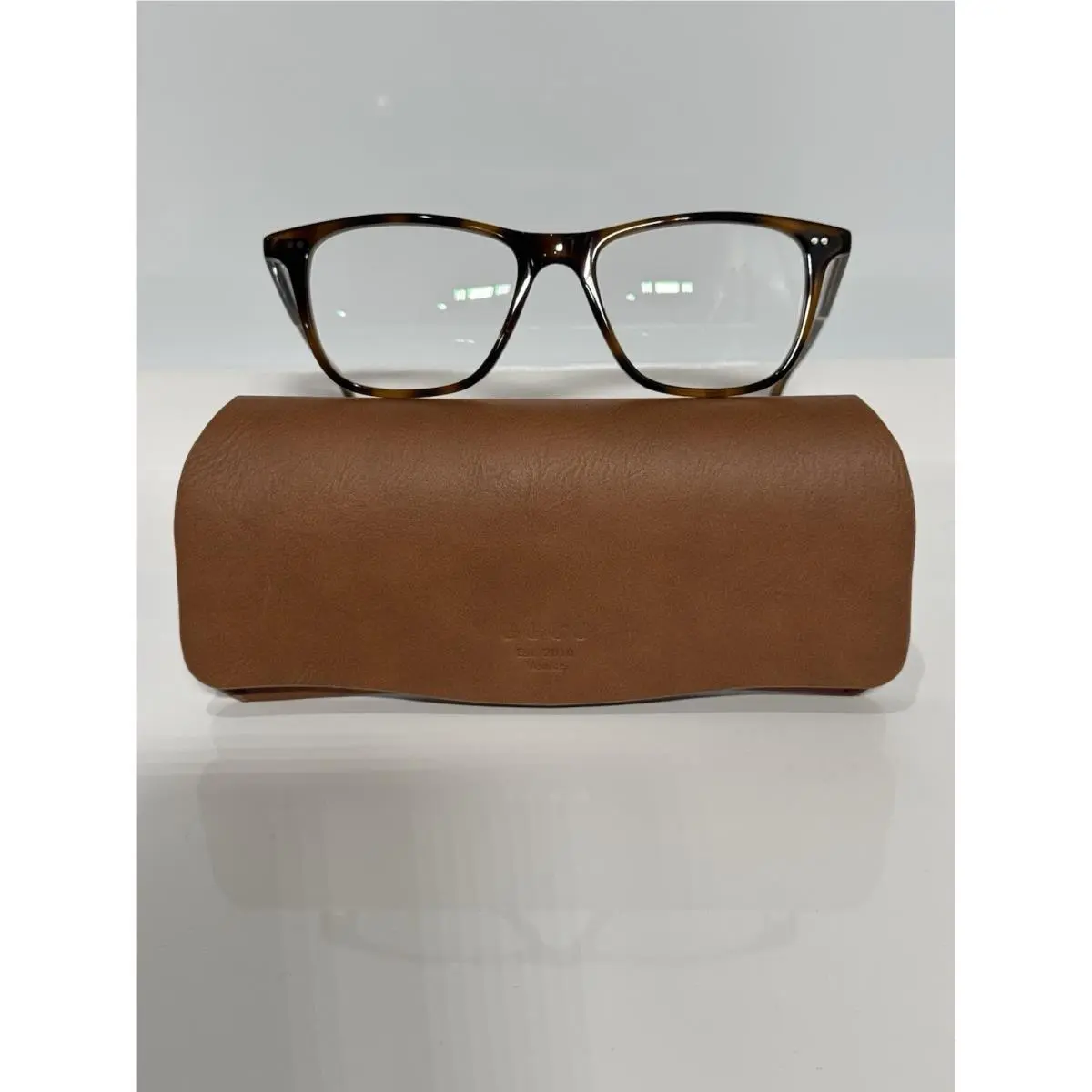 Garrett Leight Hayes Tortoise Unisex Acetate Eyeglasses 50mm