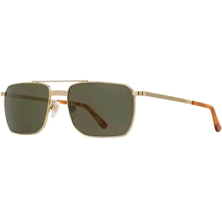 American Optical Geoffrey Navigator w/ Nylon Lens Sunglasses - Gold-tone/green