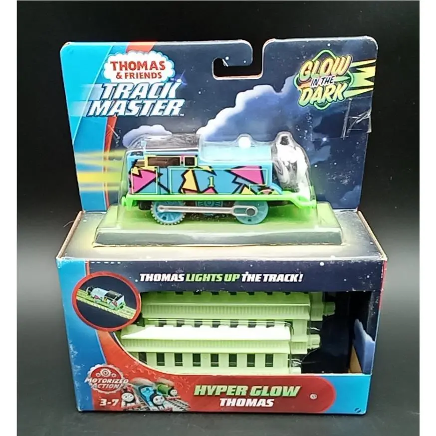 Nos Thomas Friends Hyper Glow In The Dark Thomas Motorized Glowing Track FVJ73