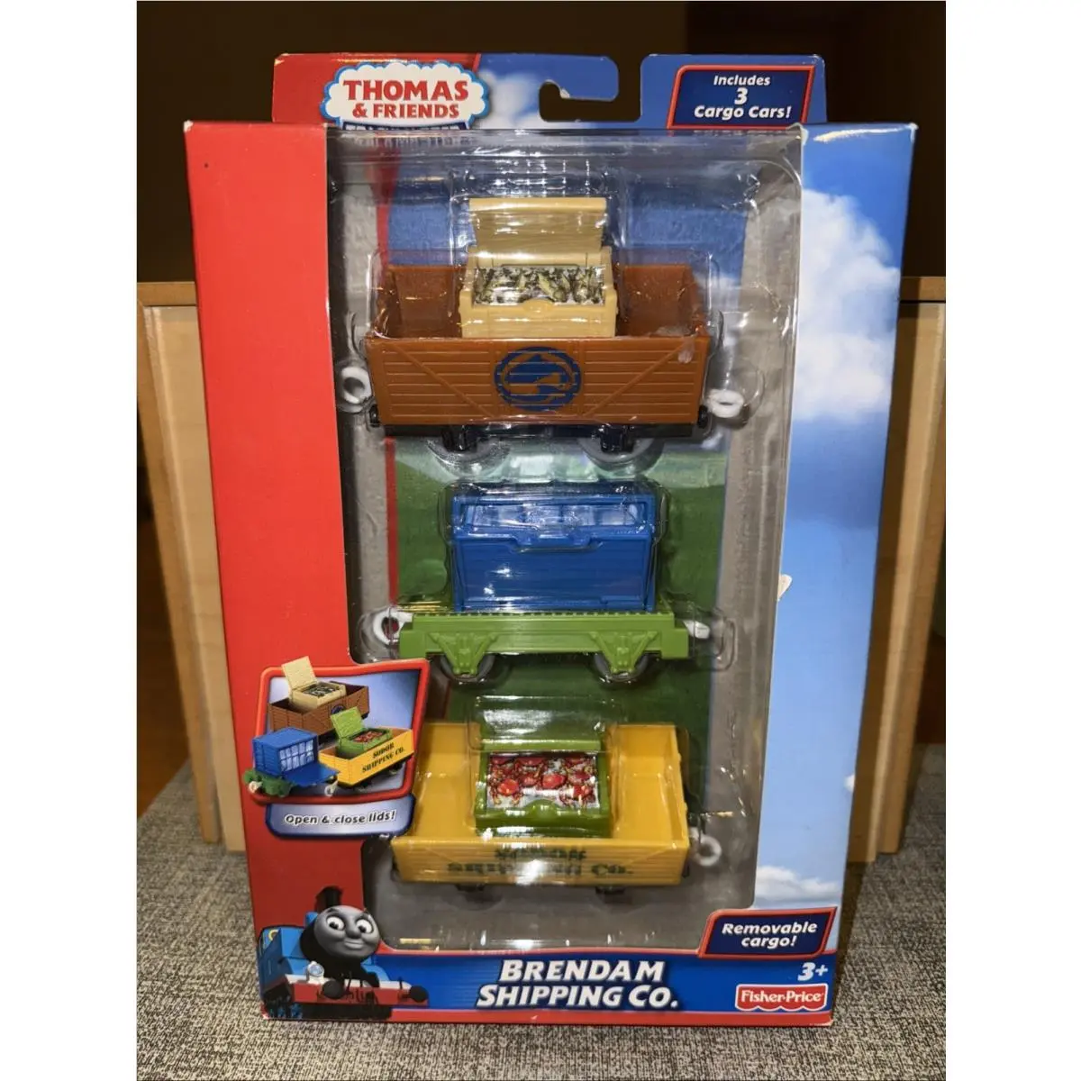 Brendam Shipping Cargo Cars Thomas Friends Train Trackmaster Box Set