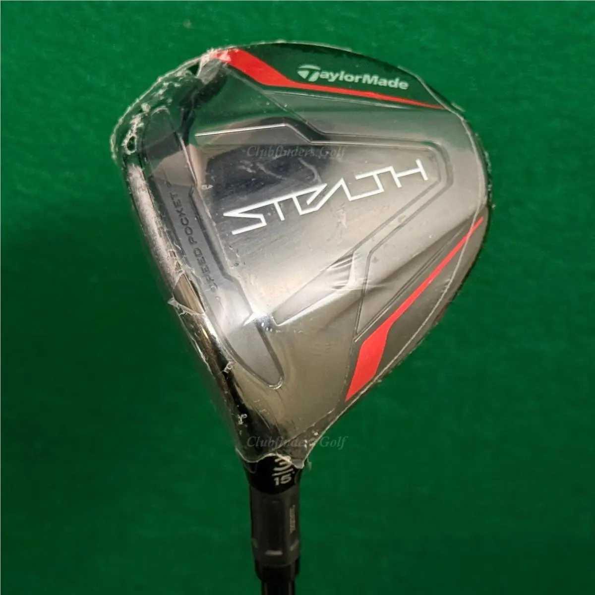 LH Taylormade Stealth 15° Fairway 3 Wood Ventus Red FW 5-R Graphite Regular
