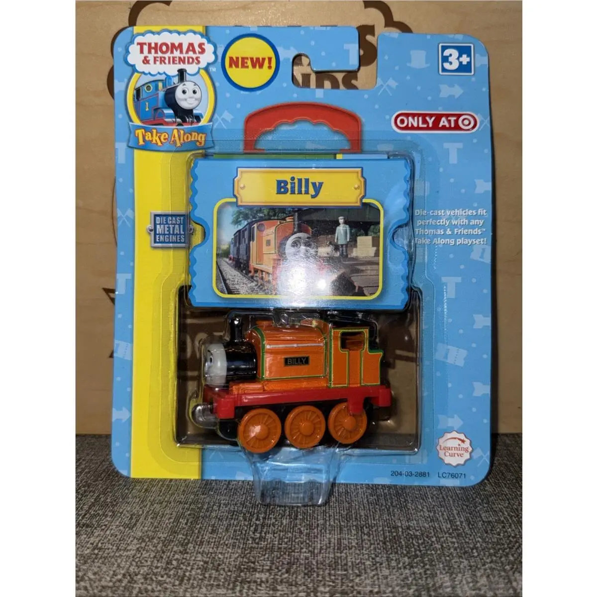 Billy Thomas Friends Train Diecast Take Along N Play 2007 Collector Card