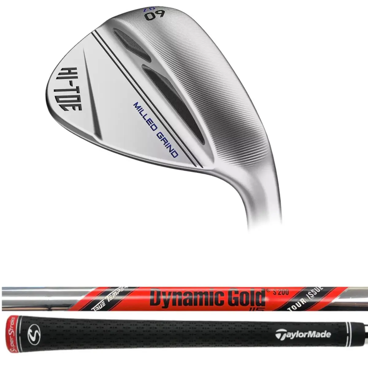 Taylormade Raw Finished Hi Toe 3 58 13 Wedge Dynamic Gold S200