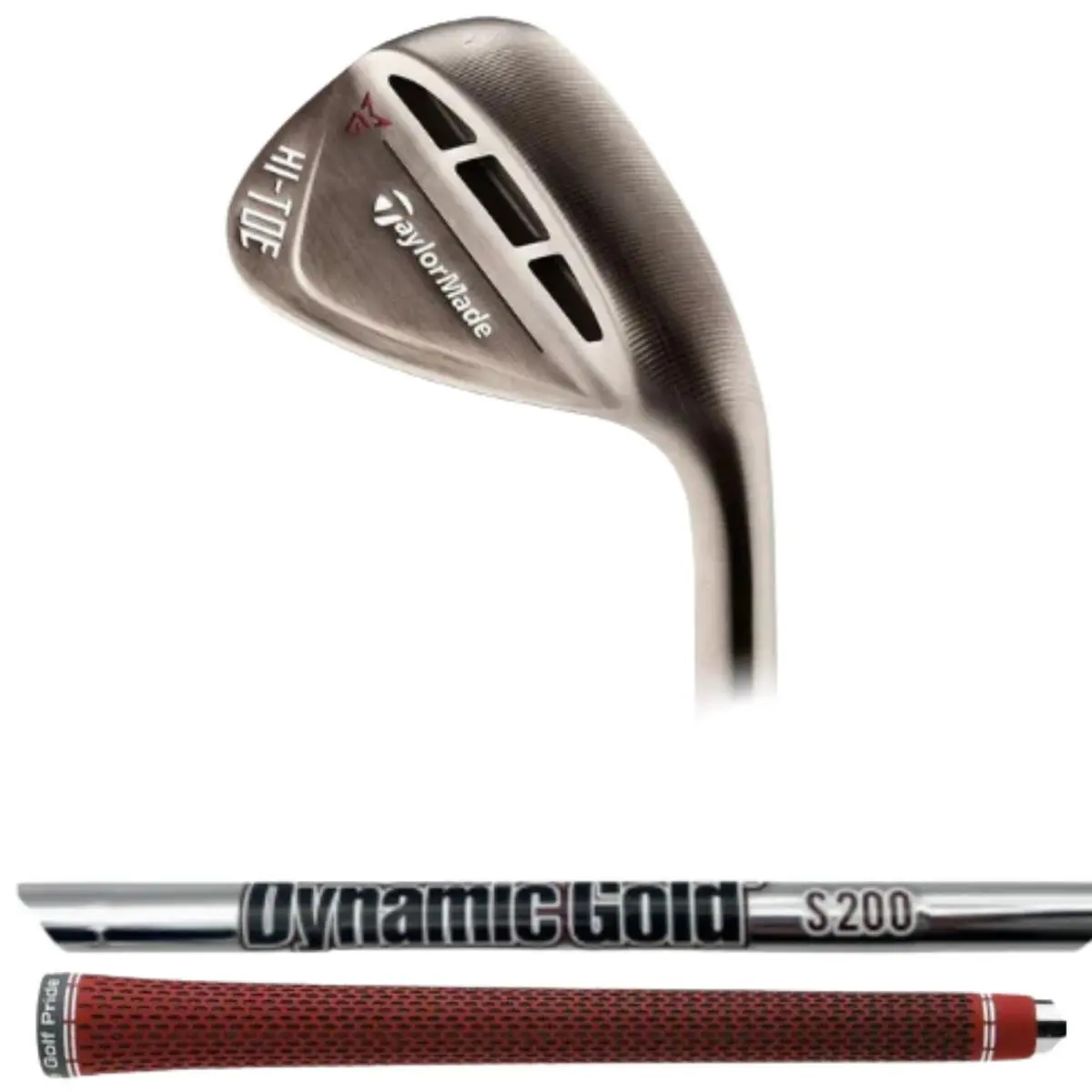 Lefty Taylormade Raw Finished Hi Toe 2 60 10 Wedge Dynamic Gold S200