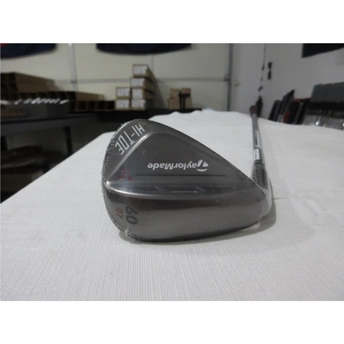 Left-handed Taylormade Milled Grind Hi-toe Raw Lob Wedge - 60.07 - Steel