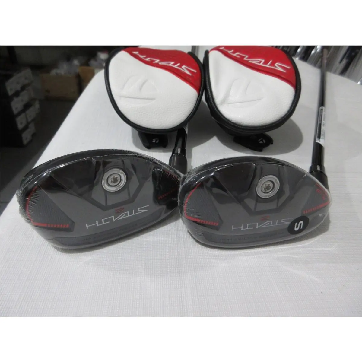 Left-handed Taylormade Stealth 2 Plus Hybrid Set - 3H - 4H- Stiff Graphite