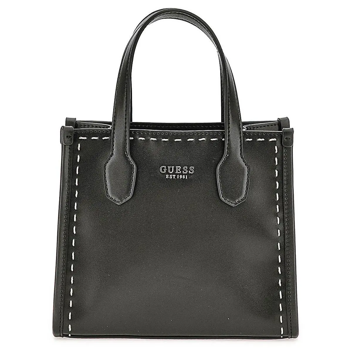 Guess Hwvc8665770 Compartment Mini Tote Women Handbag In Black 20 x 17 x 10 CM