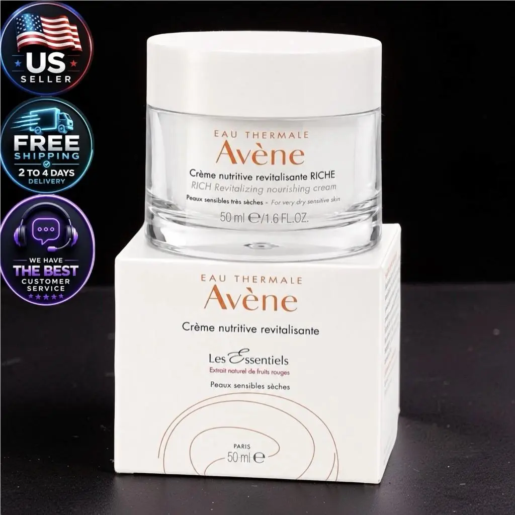 Avene Rich Revitalizing Nourishing Cream 50ml For Dry Sensitive Sk