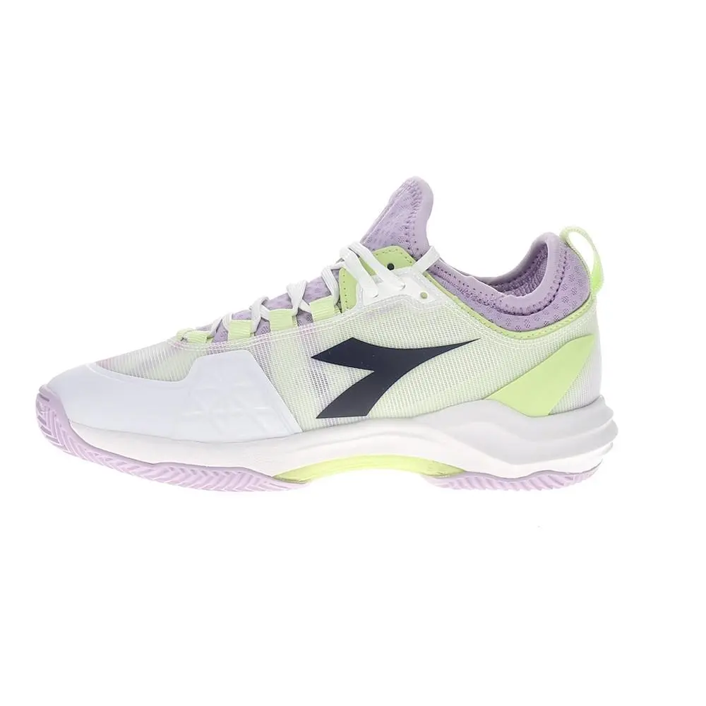 Diadora shoes - diadora Speed Blushield Fly 4 Plus Clay Tennis - 179508-D1036 - Green, Purple 1